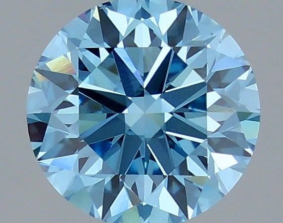 Loose Diamond - ROUND 1.51ct Fancy Vivid Blue VS1