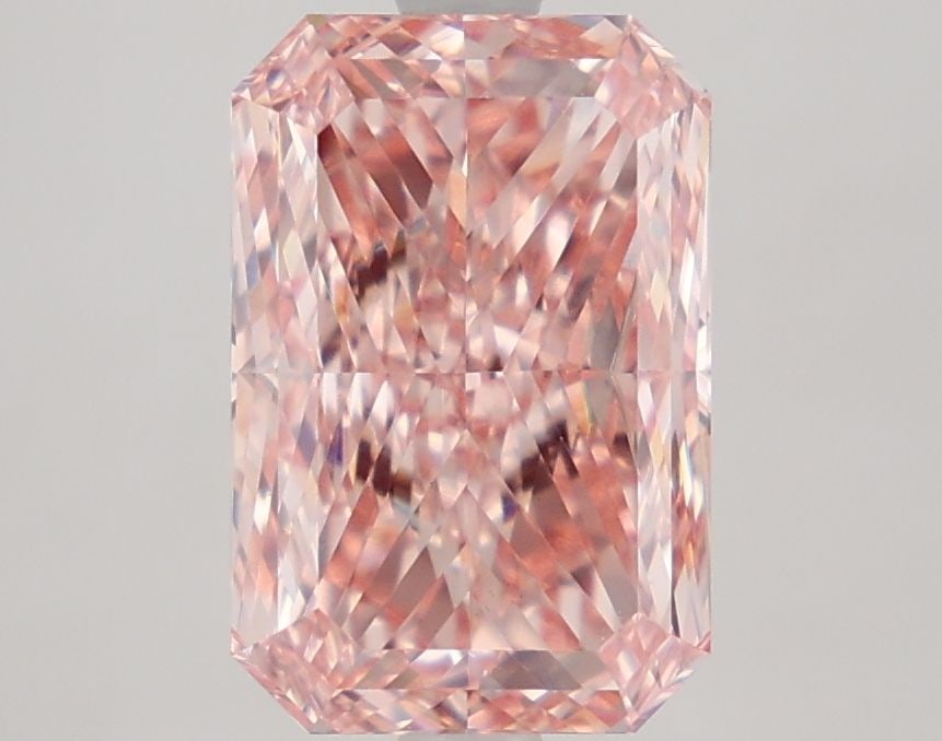 Loose Diamond - RADIANT 3.11ct Fancy Vivid Pink VVS2