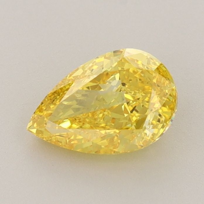 Loose Diamond - PEAR 0.96ct Fancy Vivid Yellow VVS2