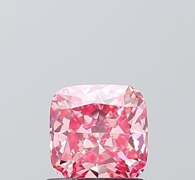 Loose Diamond - CUSHION BRILLIANT 1.06ct Fancy Vivid Pink VS2