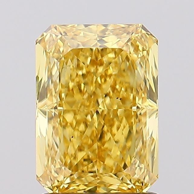 Loose Diamond - RADIANT 1.81ct Fancy Vivid Yellow VS1: Loose Diamond - RADIANT 1.81ct Fancy Vivid Yellow VS1 Source: This is a real non-mined Diamond that has been grown in a lab Shape: RADIANT Carats: 1.81 Color: Fancy Vivid Yellow Certification: IGI Vid