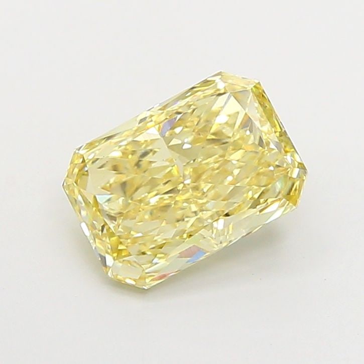 Loose Diamond - RADIANT 2.02ct Fancy Yellow VS1: Loose Diamond - RADIANT 2.02ct Fancy Yellow VS1 Source: This is a real non-mined Diamond that has been grown in a lab Shape: RADIANT Carats: 2.02 Color: Fancy Yellow Certification: IGI Video: