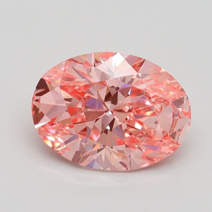 Loose Diamond - OVAL 1.56ct Fancy Vivid Pink SI1: Loose Diamond - OVAL 1.56ct Fancy Vivid Pink SI1 Source: This is a real non-mined Diamond that has been grown in a lab Shape: OVAL Carats: 1.56 Color: Fancy Vivid Pink Certification: IGI Video: