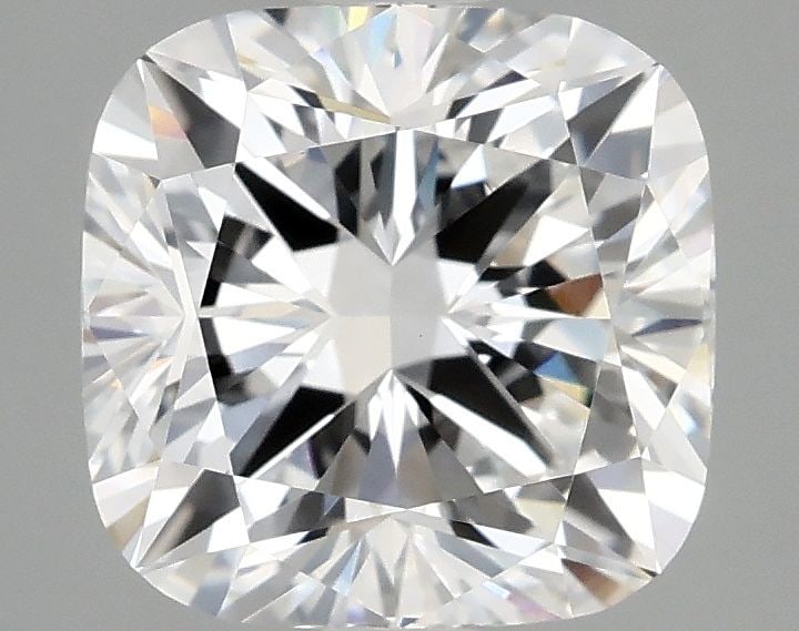 Loose Diamond - CUSHION MODIFIED 2.58ct E VVS2: Loose Diamond - CUSHION MODIFIED 2.58ct E VVS2 Source: This is a real non-mined Diamond that has been grown in a lab Shape: CUSHION MODIFIED Carats: 2.58 Color: E Clarity: VVS2 Certification: IGI Vide