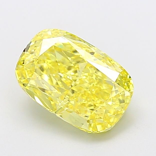 Loose Diamond - CUSHION MODIFIED 2.72ct Fancy Intense Yellow VS2: Loose Diamond - CUSHION MODIFIED 2.72ct Fancy Intense Yellow VS2 Source: This is a real non-mined Diamond that has been grown in a lab Shape: CUSHION MODIFIED Carats: 2.72 Color: Fancy Intense Yellow 