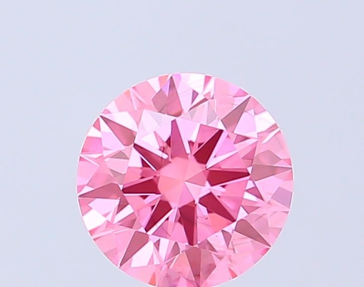 Ideal Loose Diamond - ROUND 1.03ct Fancy Vivid Pink VS2