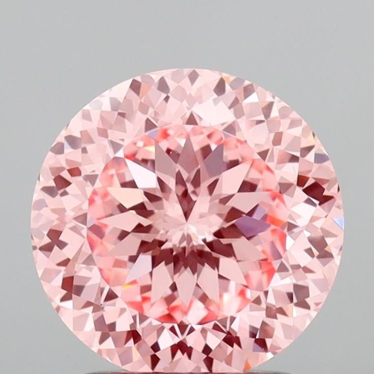 Loose Diamond - ROUND 2.0ct Fancy Vivid Pink VS2