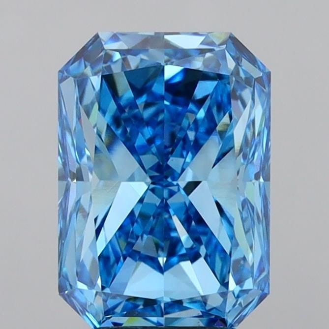 Loose Diamond - RADIANT 4.0ct Fancy Vivid Blue VS1