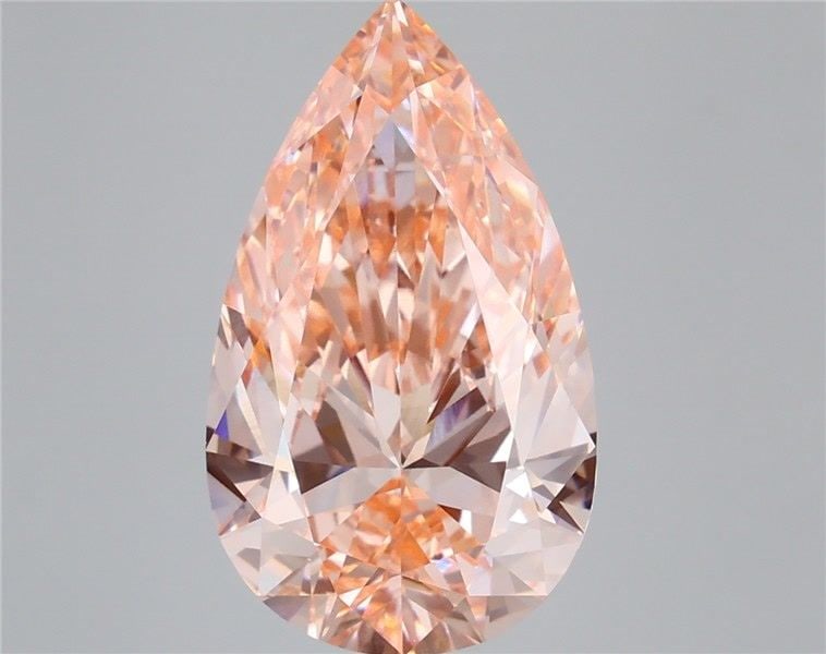 Loose Diamond - PEAR 6.05ct Fancy Vivid Pink VS1
