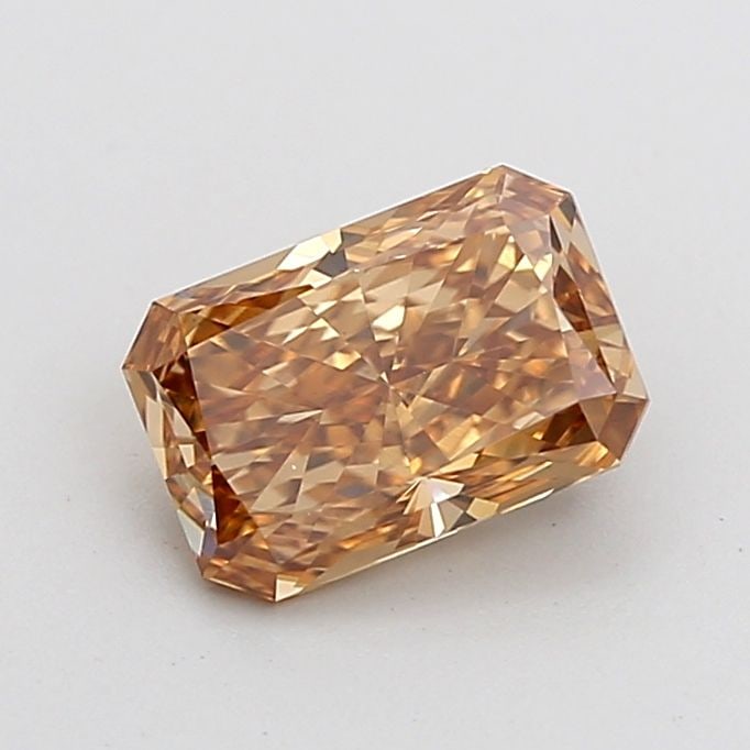 Loose Diamond - RADIANT 1.31ct Fancy Orangey Brown VS1