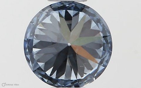 Loose Diamond - ROUND 0.5ct Fancy Intense Blue VS2