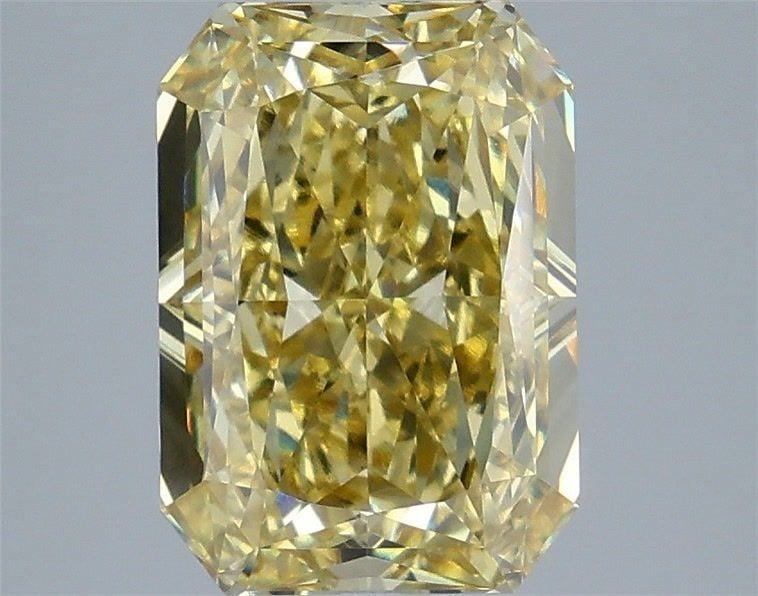 Loose Diamond - RADIANT 5.04ct Fancy Intense Yellow VS1: Loose Diamond - RADIANT 5.04ct Fancy Intense Yellow VS1 Source: This is a real non-mined Diamond that has been grown in a lab Shape: RADIANT Carats: 5.04 Color: Fancy Intense Yellow Certification: IGI