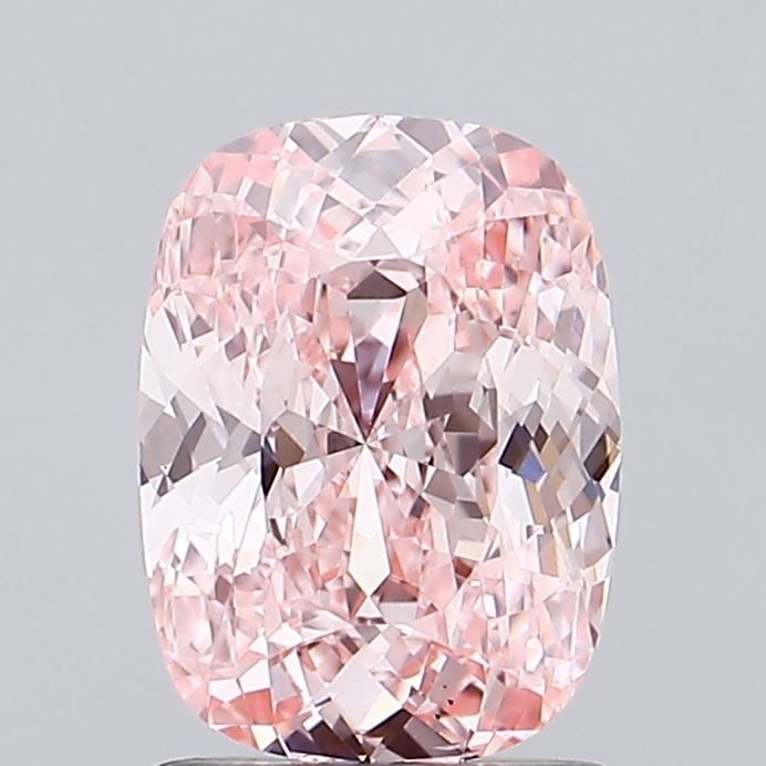 Loose Diamond - CUSHION MODIFIED 1.53ct Fancy Intense Pink VS2