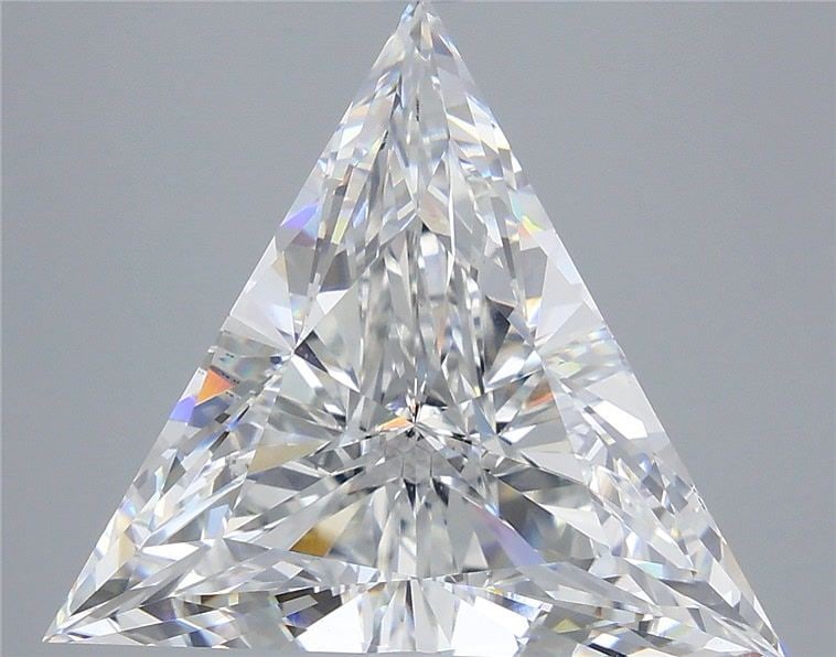Loose Diamond - TRIANGULAR 8.06ct E VS1: Loose Diamond - TRIANGULAR 8.06ct E VS1 Source: This is a real non-mined Diamond that has been grown in a lab Shape: TRIANGULAR Carats: 8.06 Color: E Clarity: VS1 Certification: IGI Video: