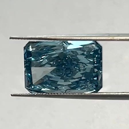 Loose Diamond - RADIANT 11.07ct Fancy Vivid Blue VS1 (1 of 1)