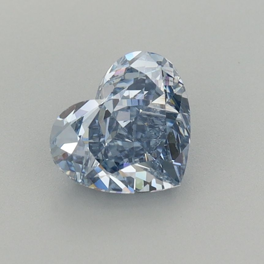 Loose Diamond - HEART 1.08ct Fancy Vivid Blue VVS2: Loose Diamond - HEART 1.08ct Fancy Vivid Blue VVS2 Source: This is a real non-mined Diamond that has been grown in a lab Shape: HEART Carats: 1.08 Color: Fancy Vivid Blue Certification: IGI Video: