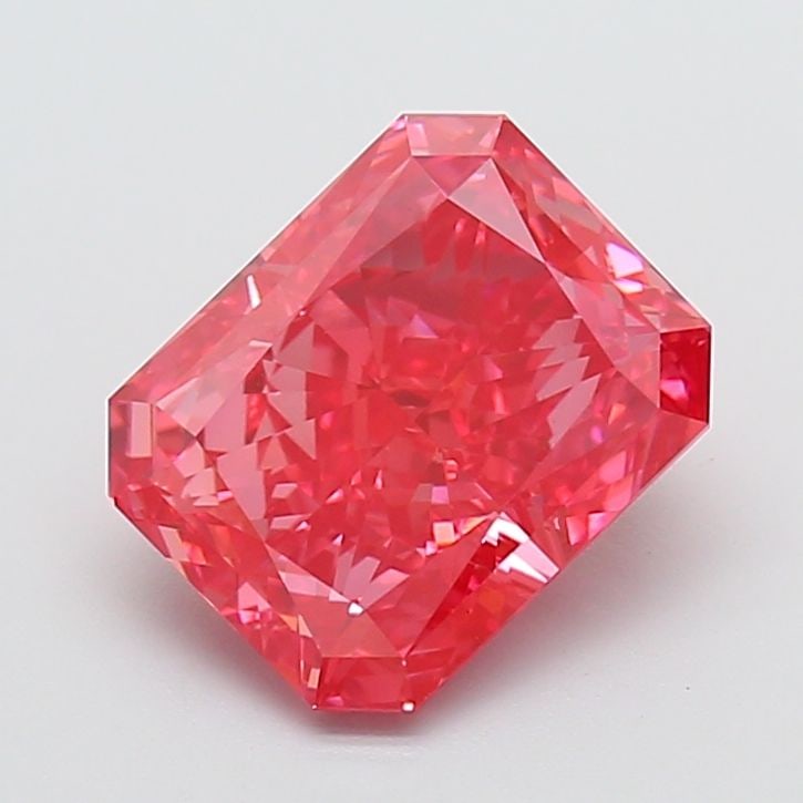 Loose Diamond - RADIANT 3.07ct Fancy Vivid Pink VS1: Loose Diamond - RADIANT 3.07ct Fancy Vivid Pink VS1 Source: This is a real non-mined Diamond that has been grown in a lab Shape: RADIANT Carats: 3.07 Color: Fancy Vivid Pink Certification: IGI Video: