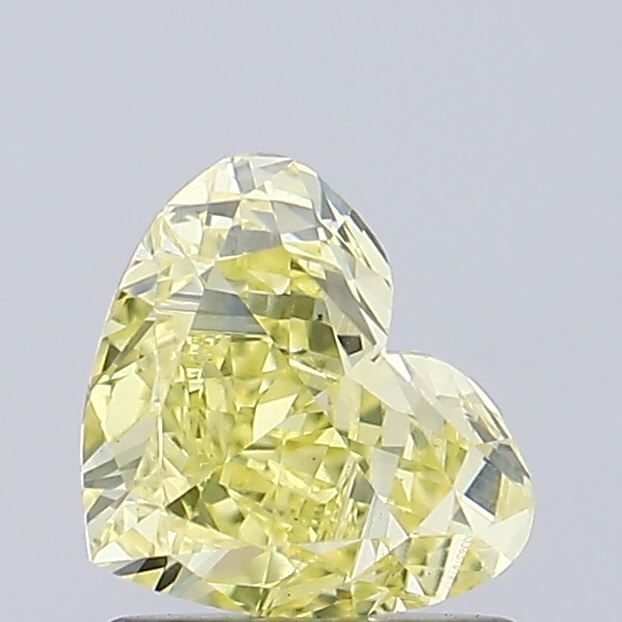 Loose Diamond - HEART 1.13ct Fancy Intense Yellow VS1: Loose Diamond - HEART 1.13ct Fancy Intense Yellow VS1 Source: This is a real non-mined Diamond that has been grown in a lab Shape: HEART Carats: 1.13 Color: Fancy Intense Yellow Certification: IGI