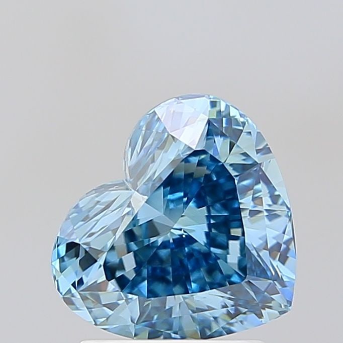 Loose Diamond - HEART 0.27ct Fancy Vivid Blue VVS2: Loose Diamond - HEART 0.27ct Fancy Vivid Blue VVS2 Source: This is a real non-mined Diamond that has been grown in a lab Shape: HEART Carats: 0.27 Color: Fancy Vivid Blue Certification: NONE Video:
