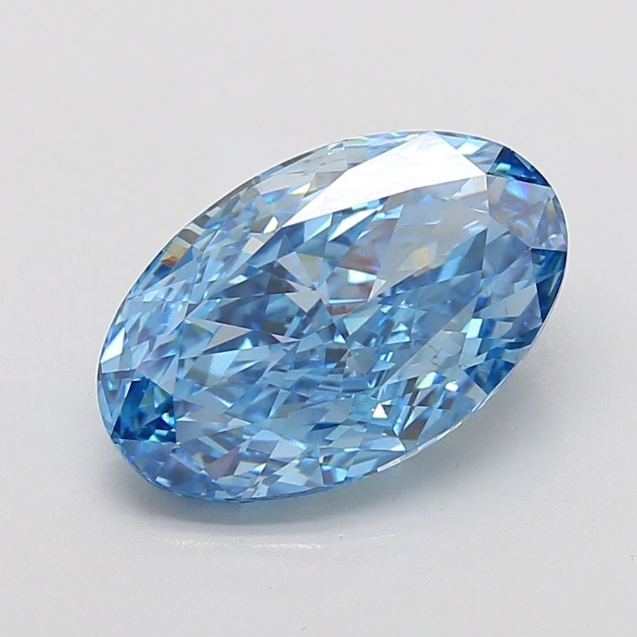 Loose Diamond - OVAL 8.04ct Fancy Vivid Blue VS1 (1 of 1)