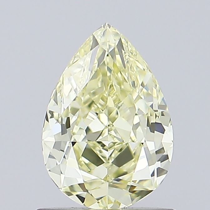 Loose Diamond - PEAR 1.09ct Fancy Light Yellow VVS2: Loose Diamond - PEAR 1.09ct Fancy Light Yellow VVS2 Source: This is a real non-mined Diamond that has been grown in a lab Shape: PEAR Carats: 1.09 Color: Fancy Light Yellow Certification: IGI Video: