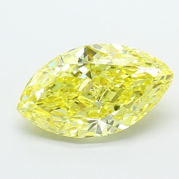 Loose Diamond - MARQUISE 3.08ct Fancy Intense Yellow VS2: Loose Diamond - MARQUISE 3.08ct Fancy Intense Yellow VS2 Source: This is a real non-mined Diamond that has been grown in a lab Shape: MARQUISE Carats: 3.08 Color: Fancy Intense Yellow Certification: I