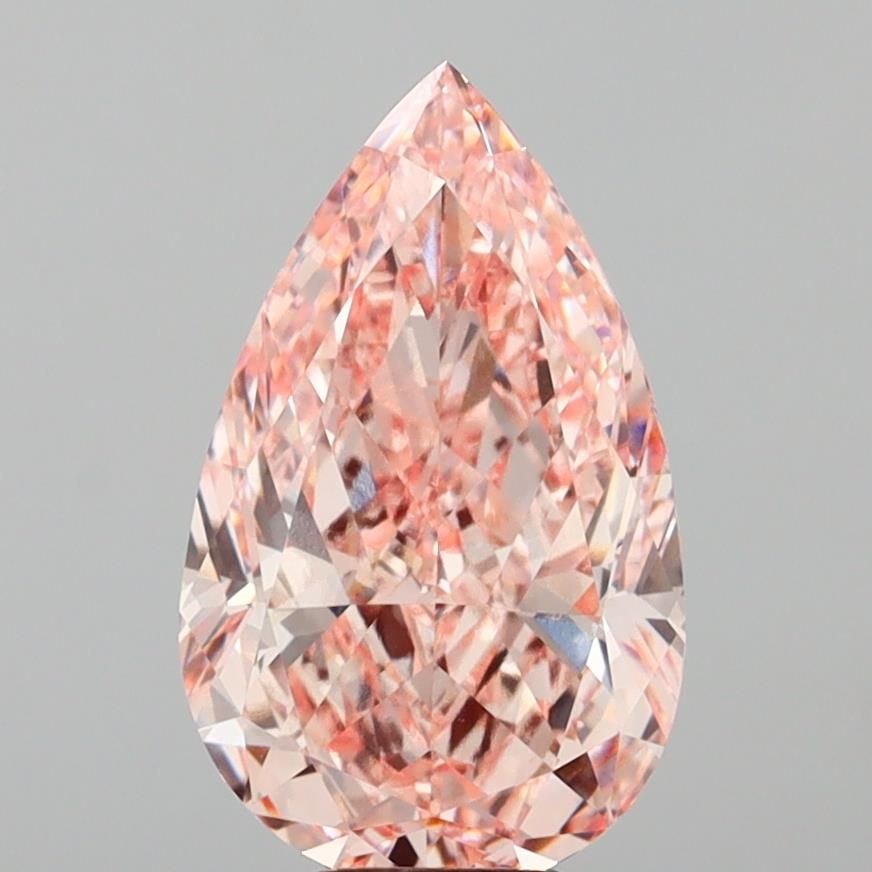 Loose Diamond - PEAR 7.02ct Fancy Intense Pink VVS2