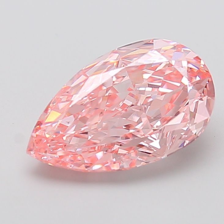 Loose Diamond - PEAR 4.58ct Fancy Vivid Pink VS1
