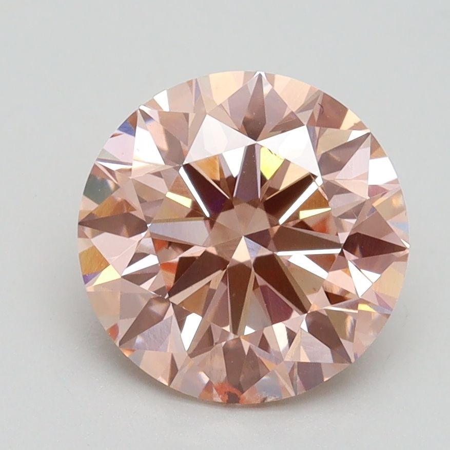 Loose Diamond - ROUND 2.5ct Fancy Intense Pink SI1: Loose Diamond - ROUND 2.5ct Fancy Intense Pink SI1 Source: This is a real non-mined Diamond that has been grown in a lab Shape: ROUND Carats: 2.5 Color: Fancy Intense Pink Certification: IGI Video: