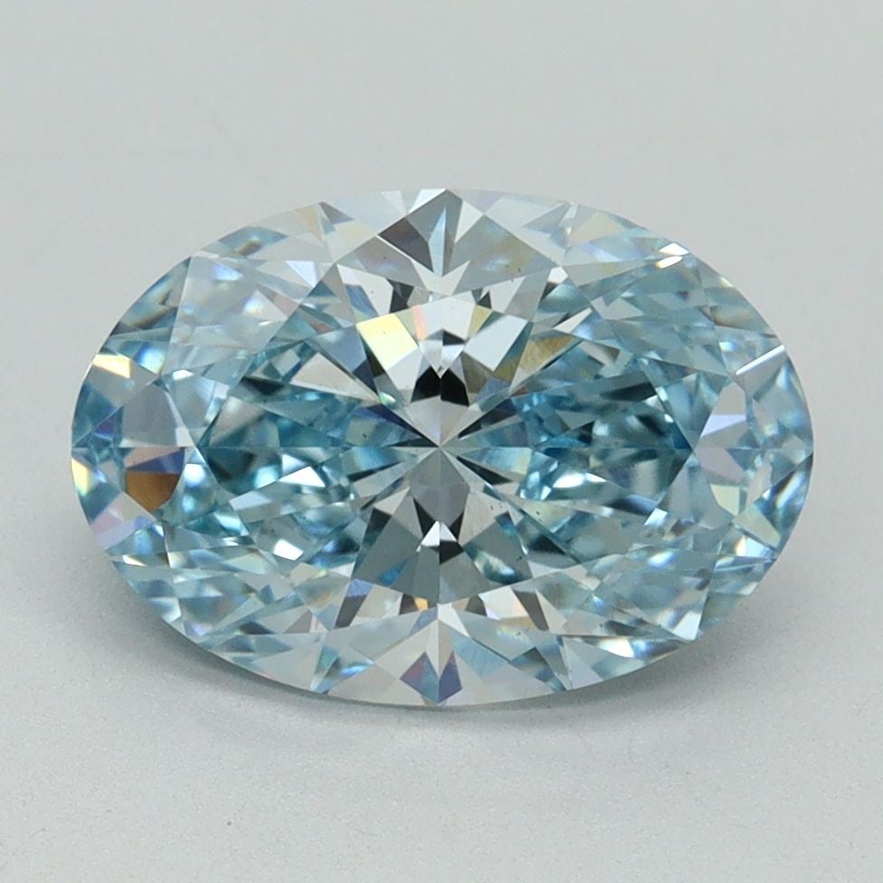 Loose Diamond - OVAL 2.51ct Fancy Vivid Blue VS2