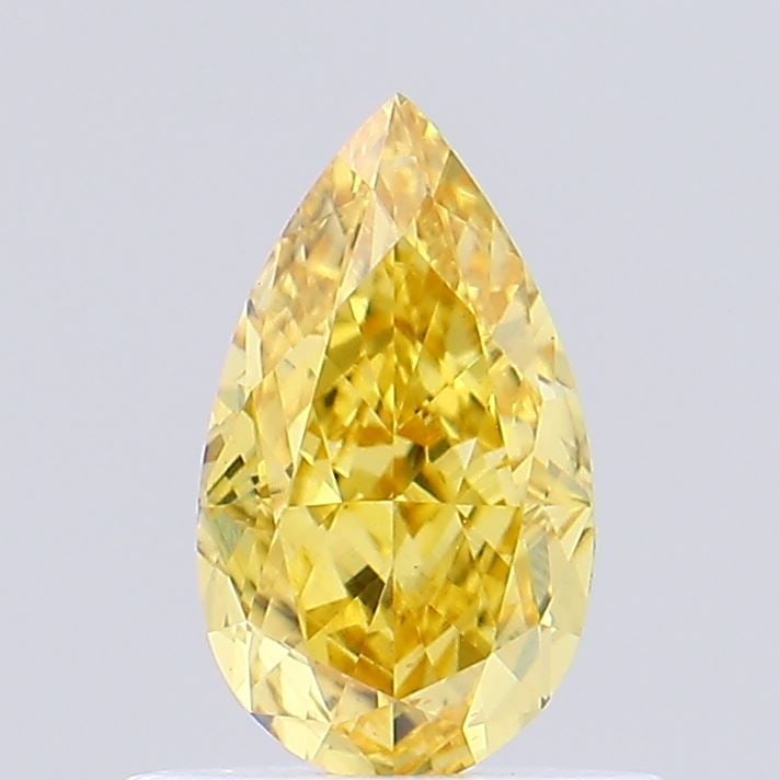 Loose Diamond - PEAR 0.66ct Fancy Vivid Yellow VS1: Loose Diamond - PEAR 0.66ct Fancy Vivid Yellow VS1 Source: This is a real non-mined Diamond that has been grown in a lab Shape: PEAR Carats: 0.66 Color: Fancy Vivid Yellow Certification: NONE Video: