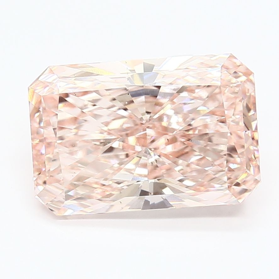Loose Diamond - RADIANT 4.75ct Fancy Vivid Pink VS2: Loose Diamond - RADIANT 4.75ct Fancy Vivid Pink VS2 Source: This is a real non-mined Diamond that has been grown in a lab Shape: RADIANT Carats: 4.75 Color: Fancy Vivid Pink Certification: IGI Video: