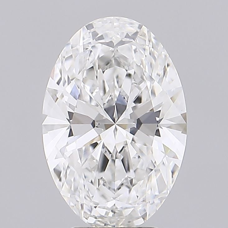 Loose Diamond - OVAL 2.88ct E VVS2: Loose Diamond - OVAL 2.88ct E VVS2 Source: This is a real non-mined Diamond that has been grown in a lab Shape: OVAL Carats: 2.88 Color: E Clarity: VVS2 Certification: GCAL Video: