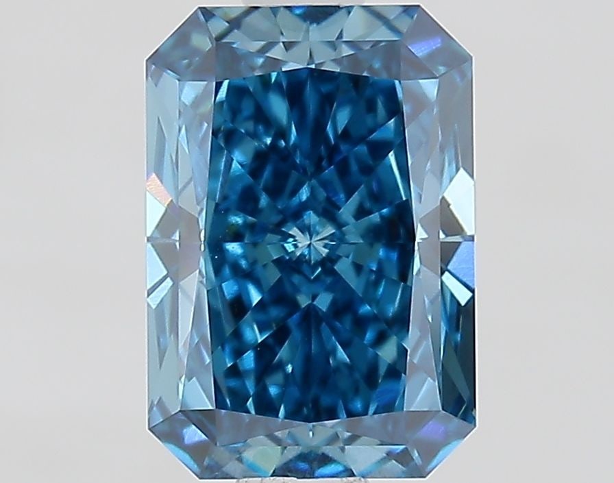 Loose Diamond - RADIANT 1.32ct Fancy Vivid Blue VS1: Loose Diamond - RADIANT 1.32ct Fancy Vivid Blue VS1 Source: This is a real non-mined Diamond that has been grown in a lab Shape: RADIANT Carats: 1.32 Color: Fancy Vivid Blue Certification: IGI Video: