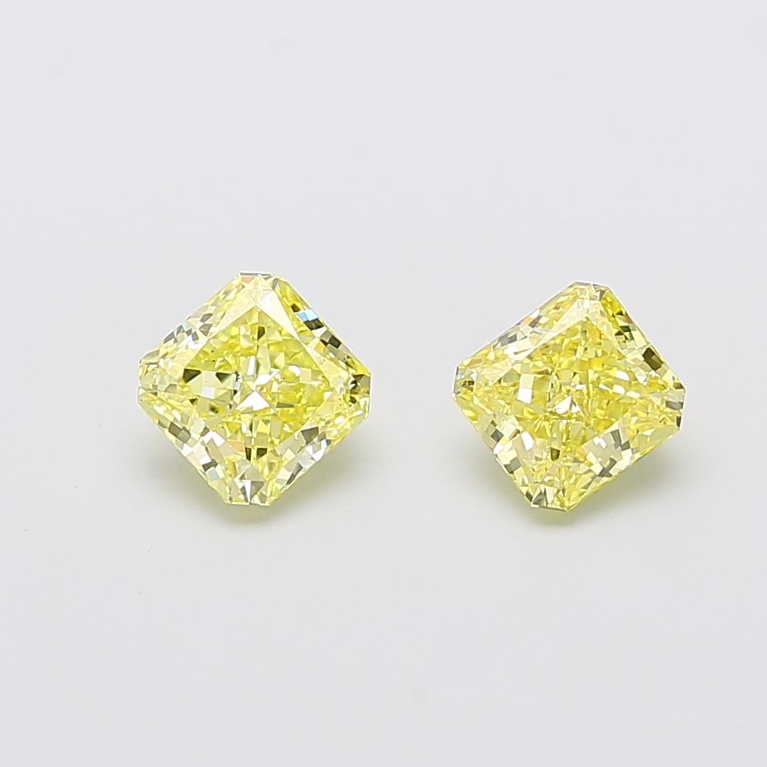 Loose Diamond - SQUARE RADIANT 1.11ct Fancy Yellow VS1: Loose Diamond - SQUARE RADIANT 1.11ct Fancy Yellow VS1 Source: This is a real non-mined Diamond that has been grown in a lab Shape: SQUARE RADIANT Carats: 1.11 Color: Fancy Yellow Certification: IGI V