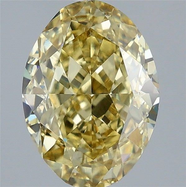 Loose Diamond - OVAL 3.59ct Fancy Intense Yellow VS2: Loose Diamond - OVAL 3.59ct Fancy Intense Yellow VS2 Source: This is a real non-mined Diamond that has been grown in a lab Shape: OVAL Carats: 3.59 Color: Fancy Intense Yellow Certification: IGI Video