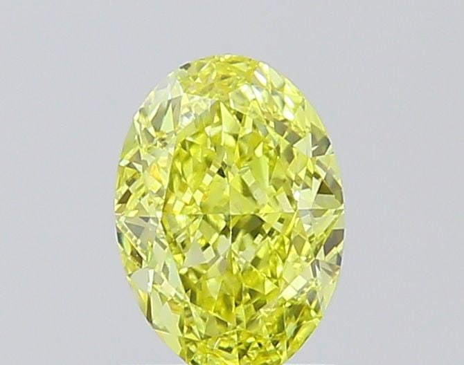 Loose Diamond - OVAL 1.02ct Fancy Vivid Yellow VS1: Loose Diamond - OVAL 1.02ct Fancy Vivid Yellow VS1 Source: This is a real non-mined Diamond that has been grown in a lab Shape: OVAL Carats: 1.02 Color: Fancy Vivid Yellow Certification: IGI The Diamo