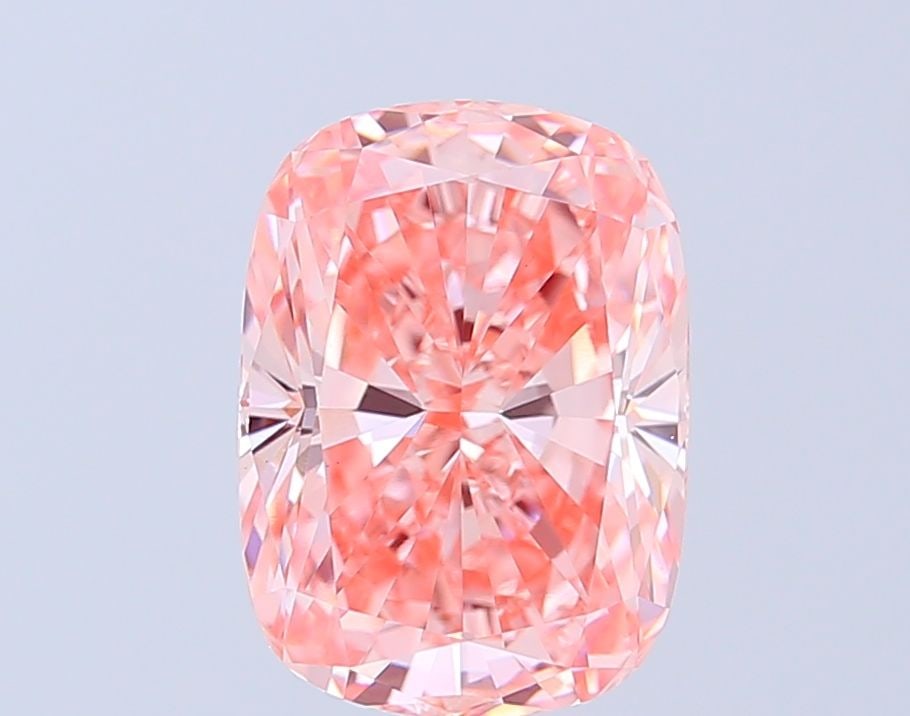 Loose Diamond - CUSHION MODIFIED 4.08ct Fancy Vivid Pink VS1: Loose Diamond - CUSHION MODIFIED 4.08ct Fancy Vivid Pink VS1 Source: This is a real non-mined Diamond that has been grown in a lab Shape: CUSHION MODIFIED Carats: 4.08 Color: Fancy Vivid Pink Certific