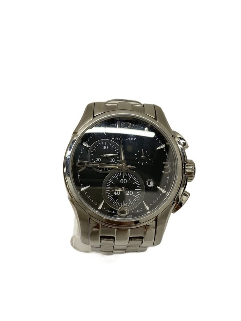 Hamilton H326120 Silver Swiss Men's Wristwatch: Hamilton H326120 Silver Swiss Men's Wristwatch This is a HAMILTON Jazzmaster Performer wristwatch designed for men. Made in Switzerland, the watch features a silver-tone case and band. It is in slight