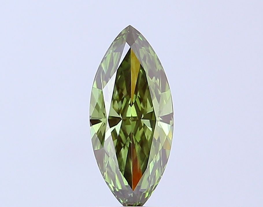 Loose Diamond - MARQUISE 1.34ct Fancy Vivid Green SI1
