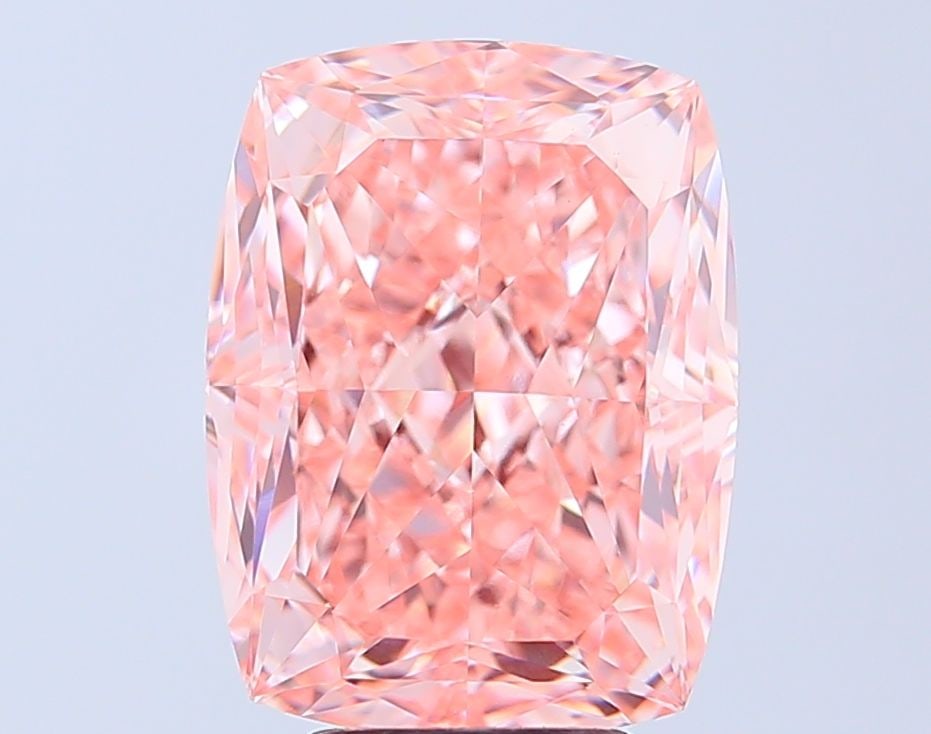 Loose Diamond - CUSHION MODIFIED 6.07ct Fancy Vivid Pink VVS2