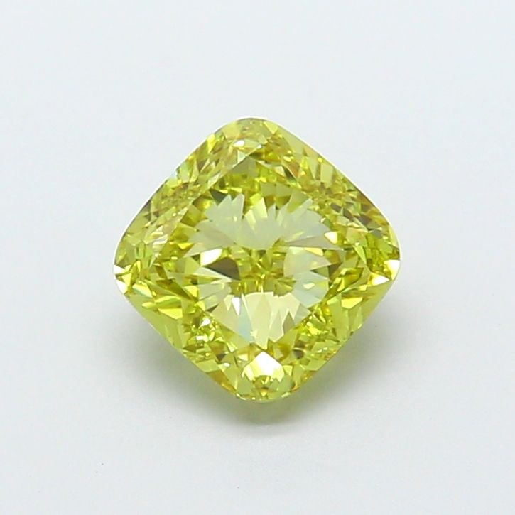 Loose Diamond - CUSHION MODIFIED 2.0ct Fancy Intense Yellow VS1
