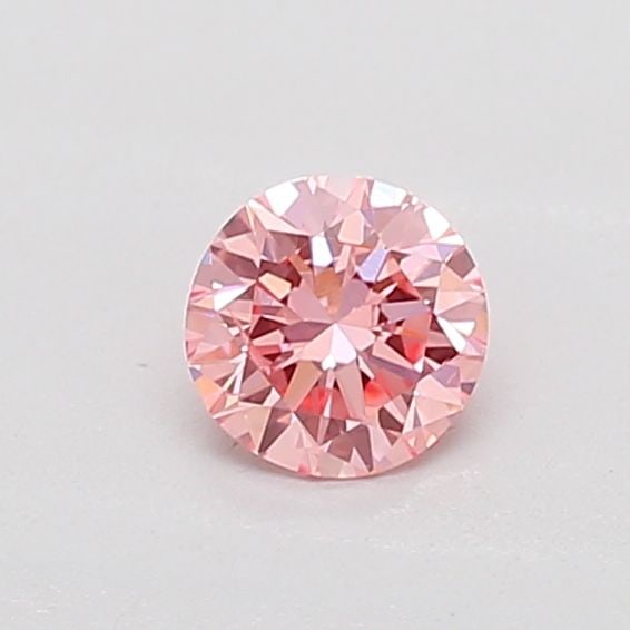 Loose Diamond - ROUND 0.35ct Fancy Vivid Pink SI2: Loose Diamond - ROUND 0.35ct Fancy Vivid Pink SI2 Source: This is a real non-mined Diamond that has been grown in a lab Shape: ROUND Carats: 0.35 Color: Fancy Vivid Pink Certification: NONE The Diamon