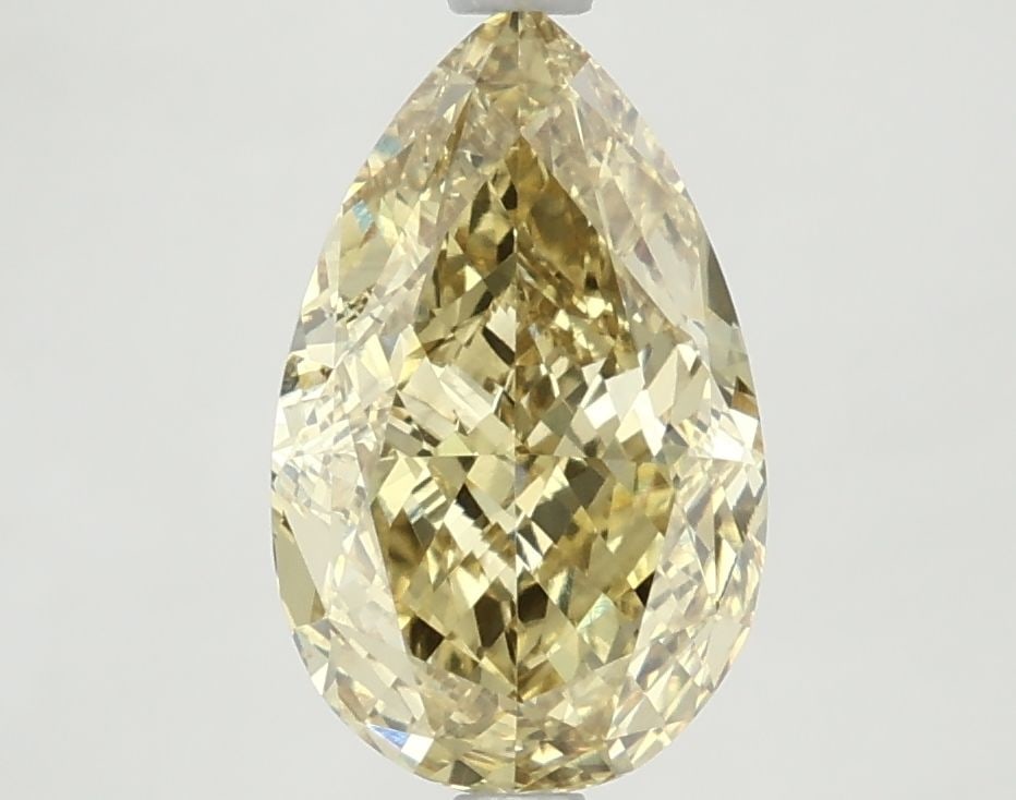 Loose Diamond - PEAR 3.16ct Fancy Vivid Yellow VVS2 (1 of 1)