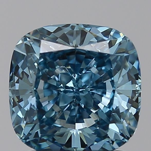 Loose Diamond - CUSHION BRILLIANT 2.01ct Blue VS1: Loose Diamond - CUSHION BRILLIANT 2.01ct Blue VS1 Source: This is a real non-mined Diamond that has been grown in a lab Shape: CUSHION BRILLIANT Carats: 2.01 Color: Blue Certification: NONE Video: