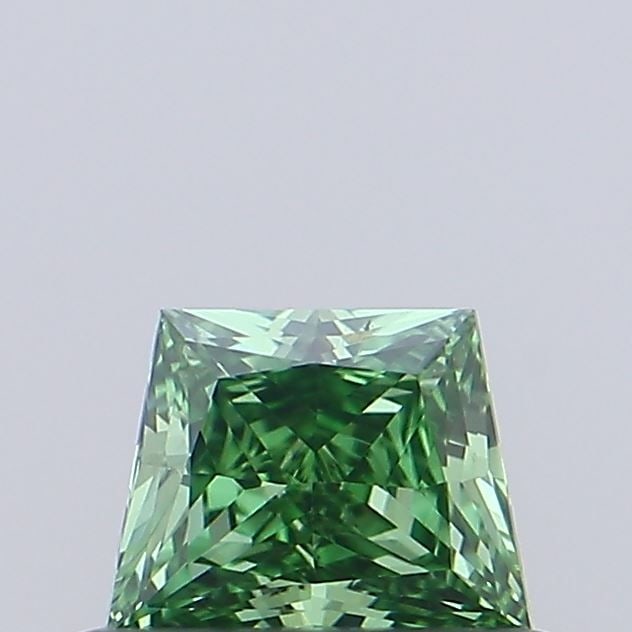 Loose Diamond - TRAPEZOID 0.33ct Fancy Vivid Green VVS2: Loose Diamond - TRAPEZOID 0.33ct Fancy Vivid Green VVS2 Source: This is a real non-mined Diamond that has been grown in a lab Shape: TRAPEZOID Carats: 0.33 Color: Fancy Vivid Green Certification: IGI