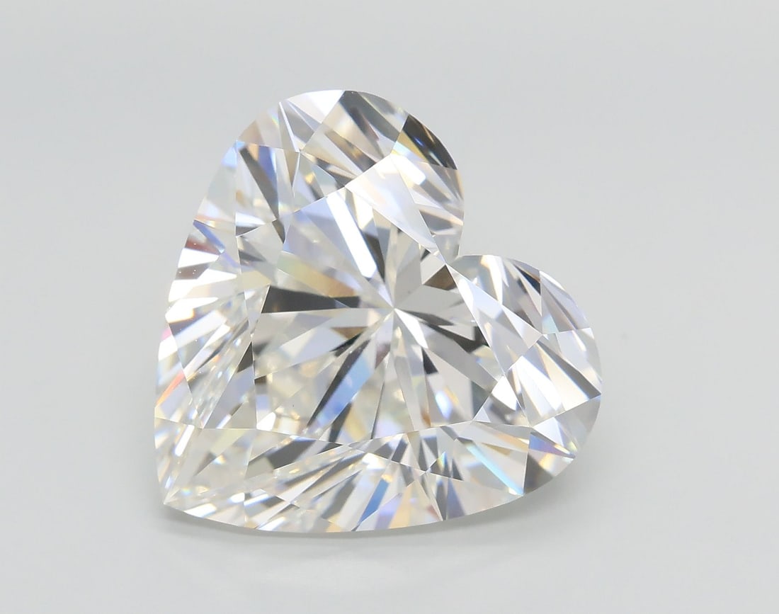 Loose Diamond - HEART 8.53ct F VS1: Loose Diamond - HEART 8.53ct F VS1 Source: This is a real non-mined Diamond that has been grown in a lab Shape: HEART Carats: 8.53 Color: F Clarity: VS1 Certification: IGI Video: Video Link The