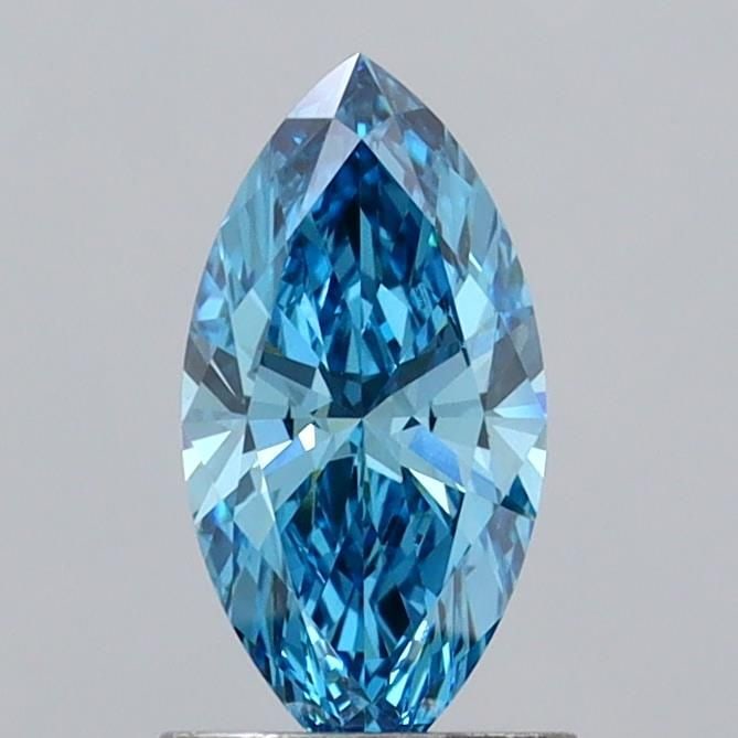 Loose Diamond - MARQUISE 1.0ct Fancy Vivid Blue VVS2: Loose Diamond - MARQUISE 1.0ct Fancy Vivid Blue VVS2 Source: This is a real non-mined Diamond that has been grown in a lab Shape: MARQUISE Carats: 1.0 Color: Fancy Vivid Blue Certification: IGI Video: