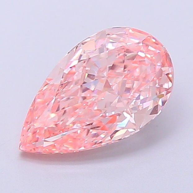 Loose Diamond - PEAR 2.11ct Fancy Vivid Pink VVS2: Loose Diamond - PEAR 2.11ct Fancy Vivid Pink VVS2 Source: This is a real non-mined Diamond that has been grown in a lab Shape: PEAR Carats: 2.11 Color: Fancy Vivid Pink Certification: IGI Video: