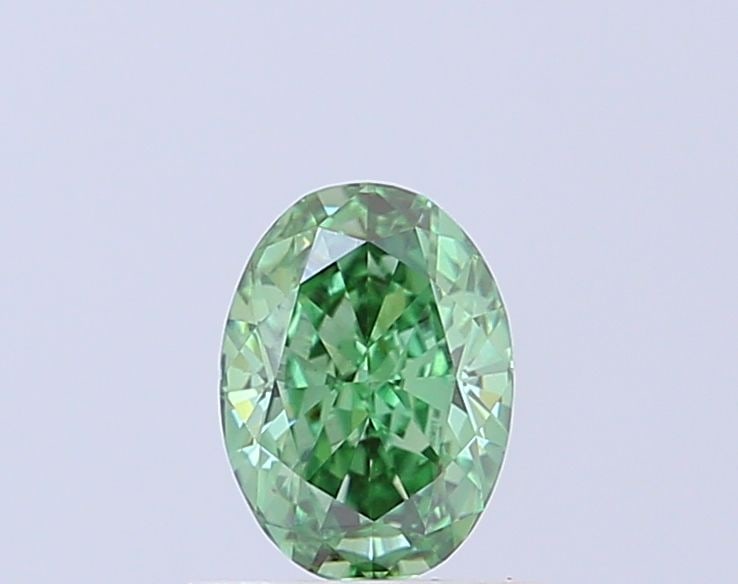 Loose Diamond - OVAL 1.04ct Fancy Vivid Green VS1: Loose Diamond - OVAL 1.04ct Fancy Vivid Green VS1 Source: This is a real non-mined Diamond that has been grown in a lab Shape: OVAL Carats: 1.04 Color: Fancy Vivid Green Certification: IGI Video: